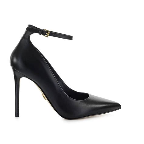 michael kors keke ankle strap pumps|Keke Leather Pump .